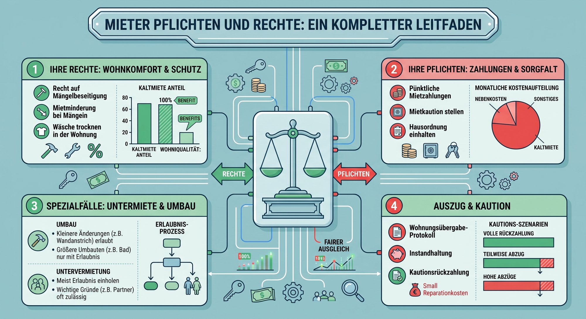 Mieter Pflichten und Rechte: Ein kompletter Leitfaden