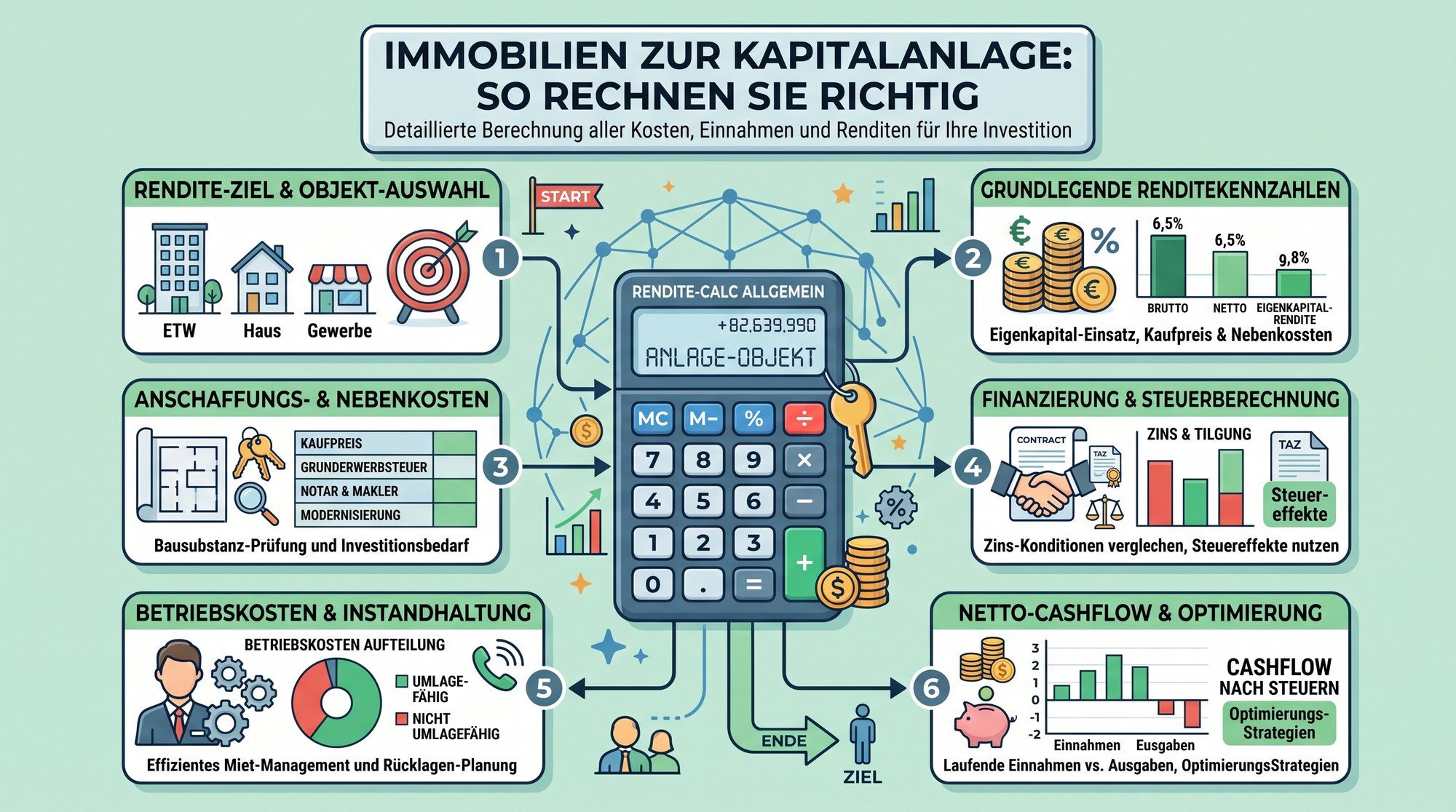 Immobilien zur Kapitalanlage: So rechnen Sie richtig