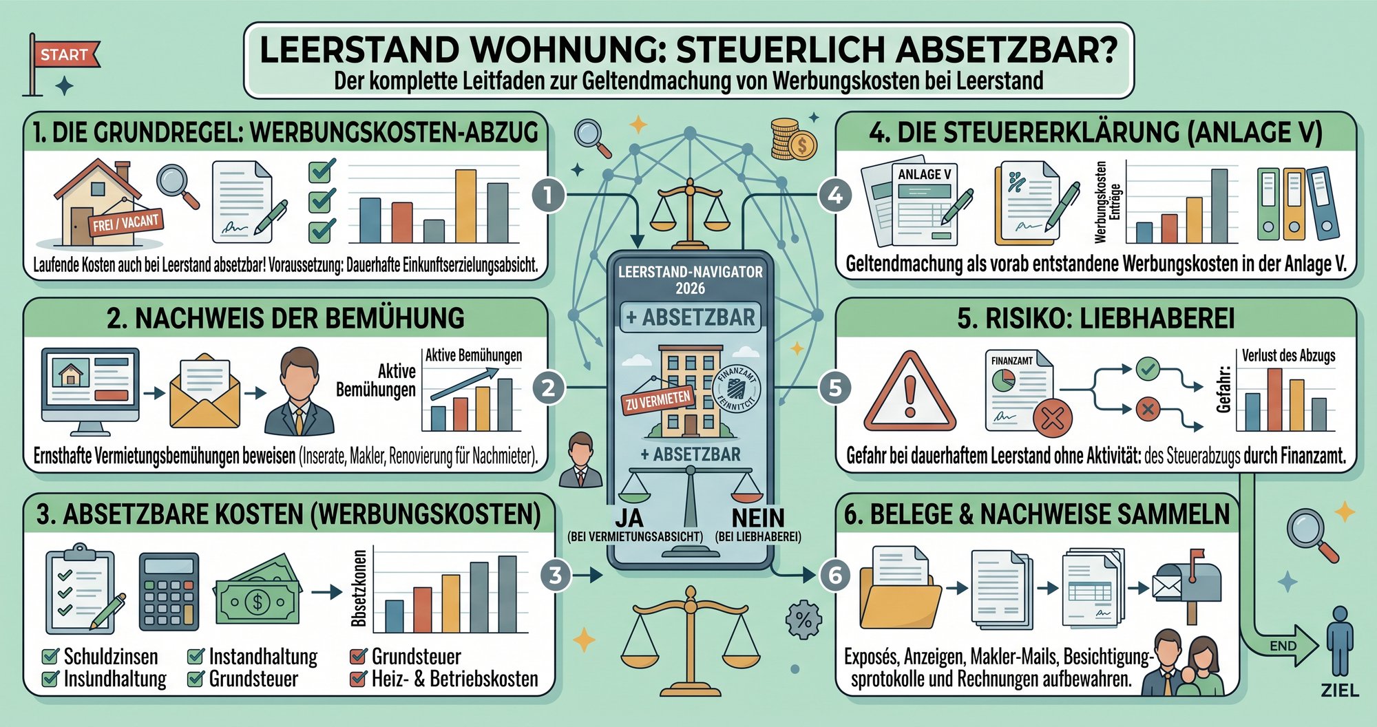 Leerstand Wohnung - steuerlich absetzbar?