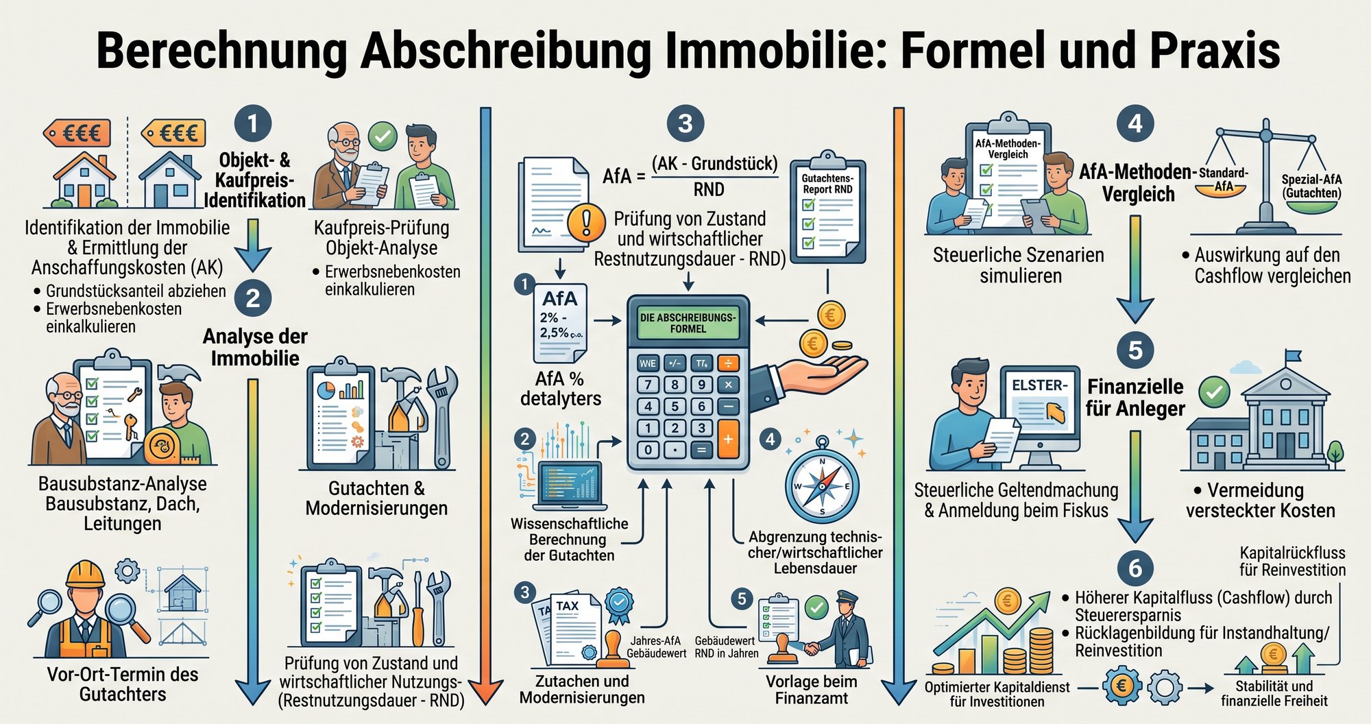 Abschreibung von Immobilien: Formel und Praxis