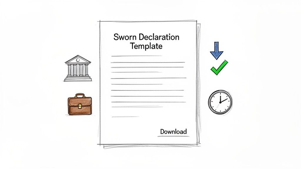 Your Essential Sworn Declaration Template and Guide - Term Craft
