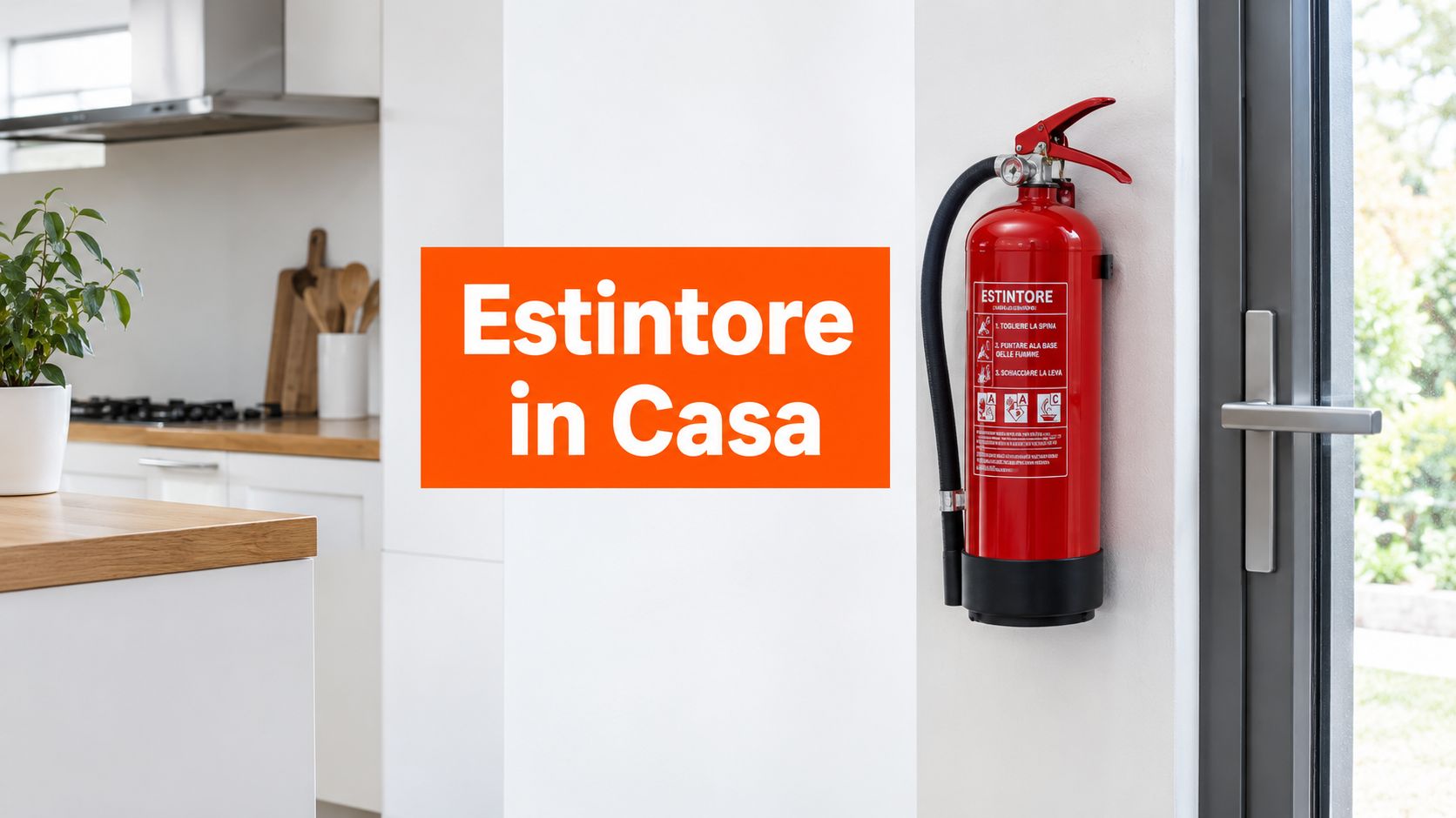 Thumbnail for: Estintore in casa: come scegliere, posizionare e usare