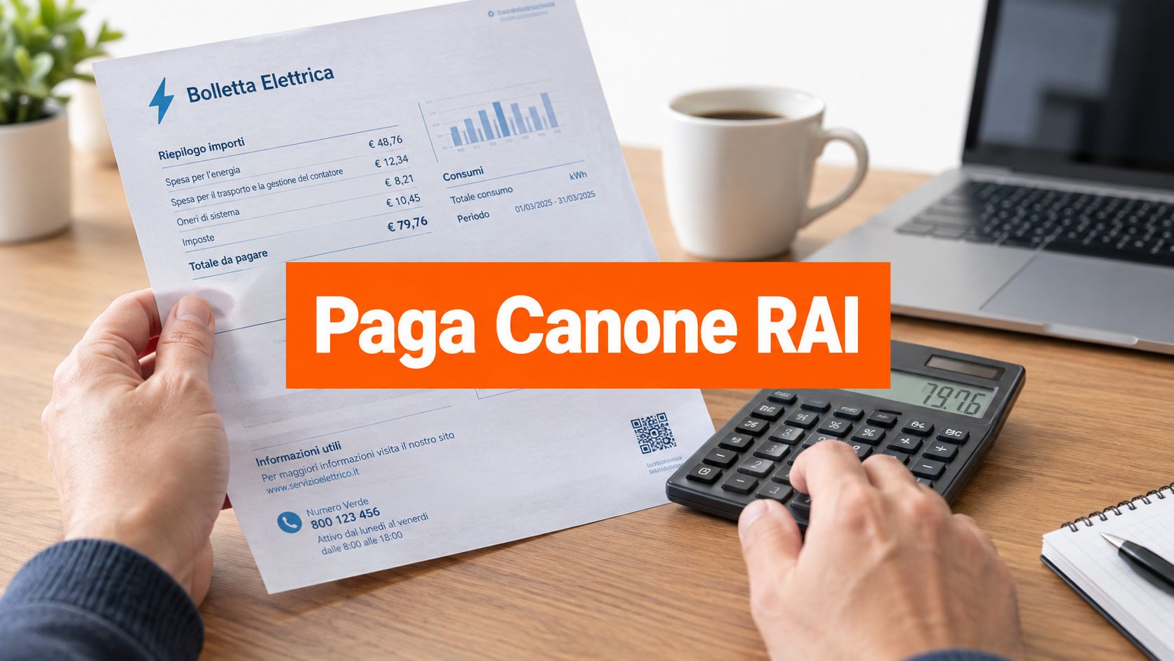 Thumbnail for: Come pagare canone RAI senza errori in bolletta