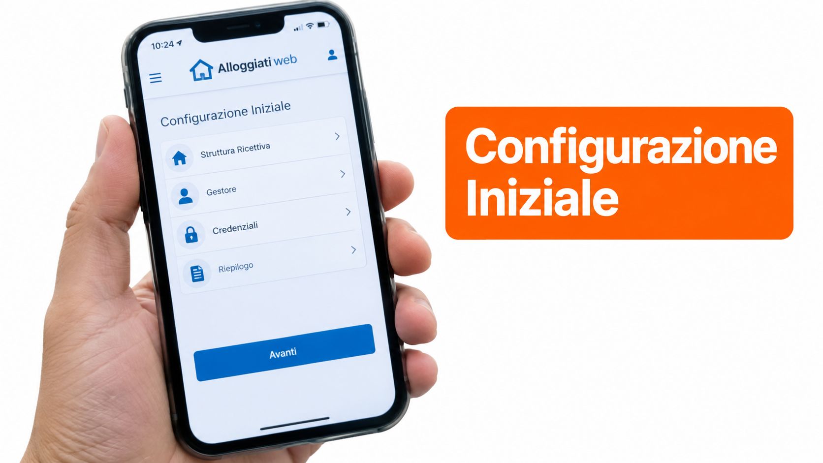 Screenshot from https://nowcheckin.com/screens/configurazione-credenziali.png