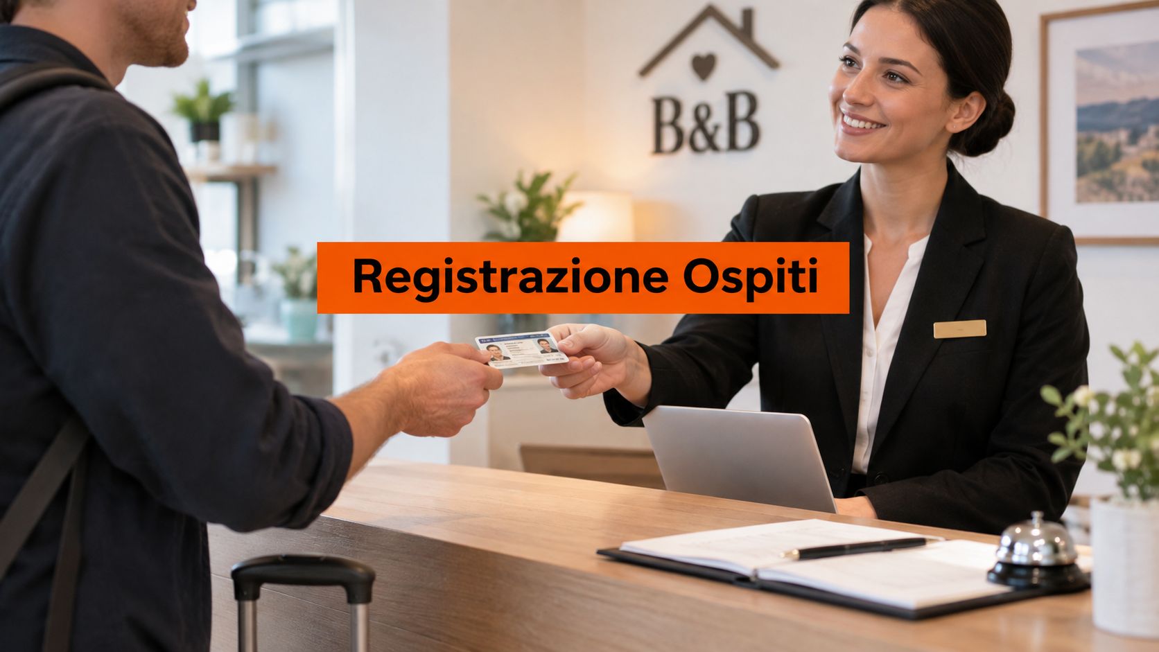 Thumbnail for: Registrazione ospiti b&b questura