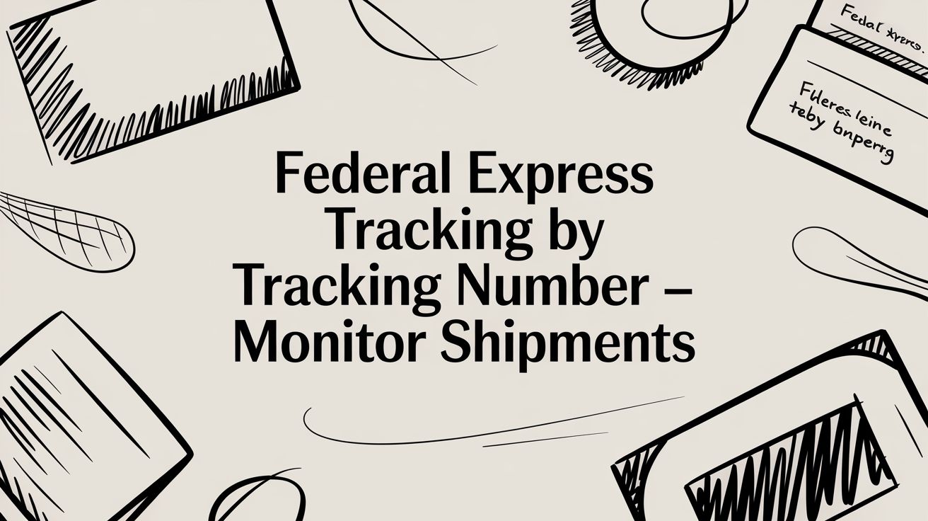 Federal Express Tracking by Tracking Number - Monitor Shipments ...