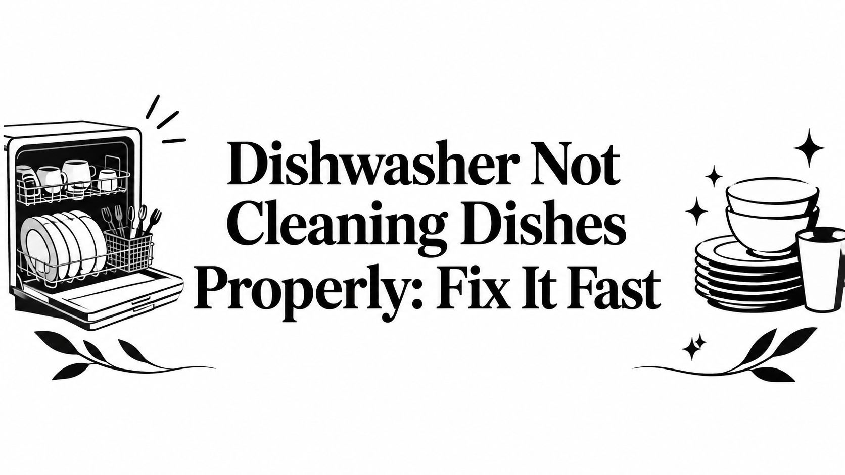 Dishwasher Not Cleaning Dishes Properly: Fix It Fast