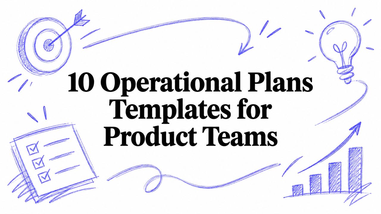 10 Operational Plans Templates for Product Teams