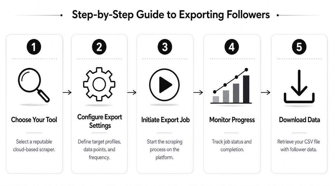 Running Your First Follower Export Job