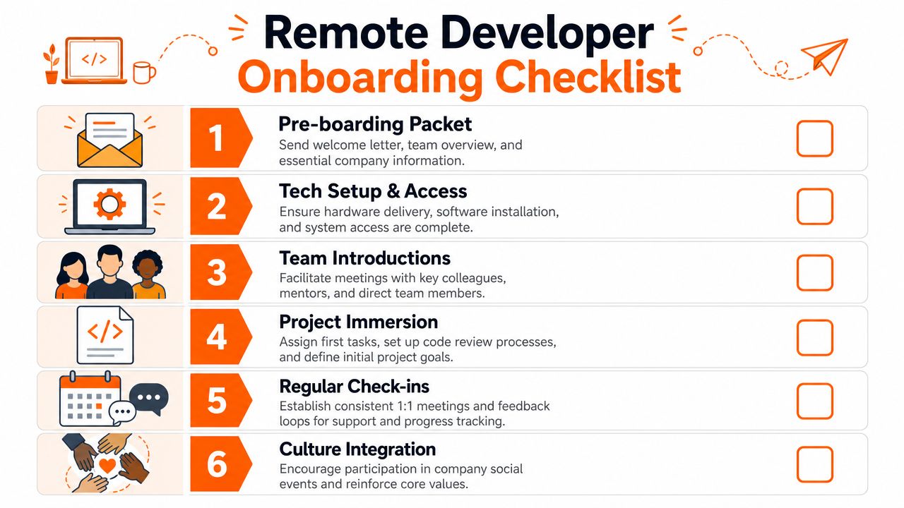 Onboarding Remote Developers for Long-Term Success