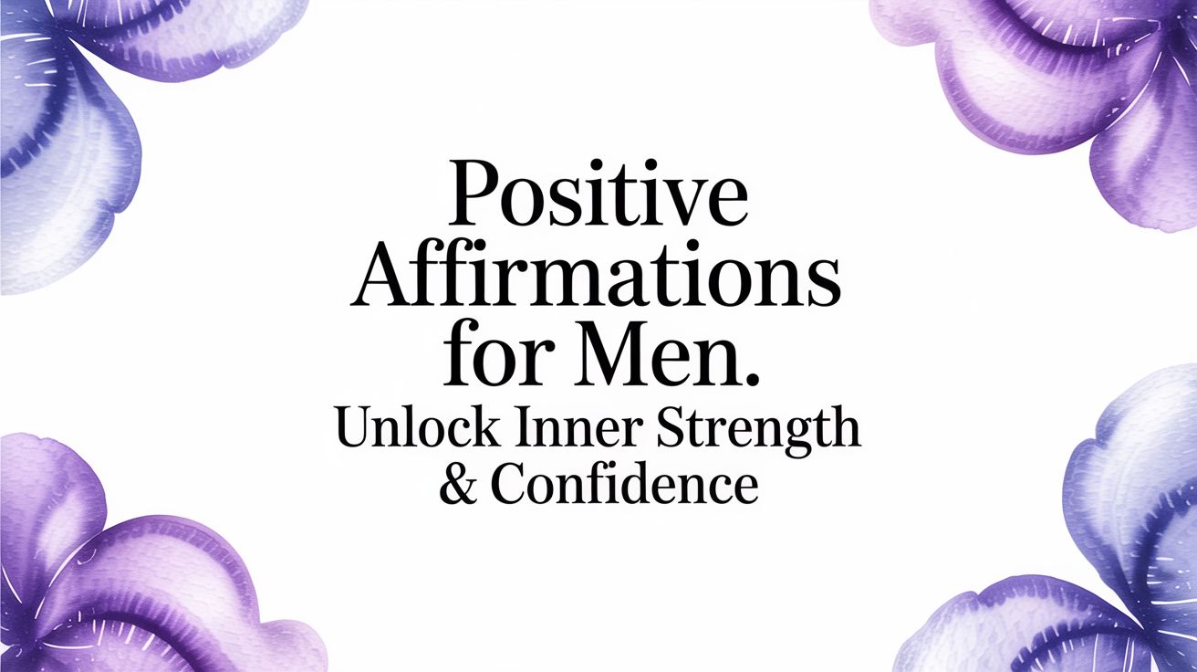 Positive Affirmations for Men: Unlock Inner Strength & Confidence - I ...