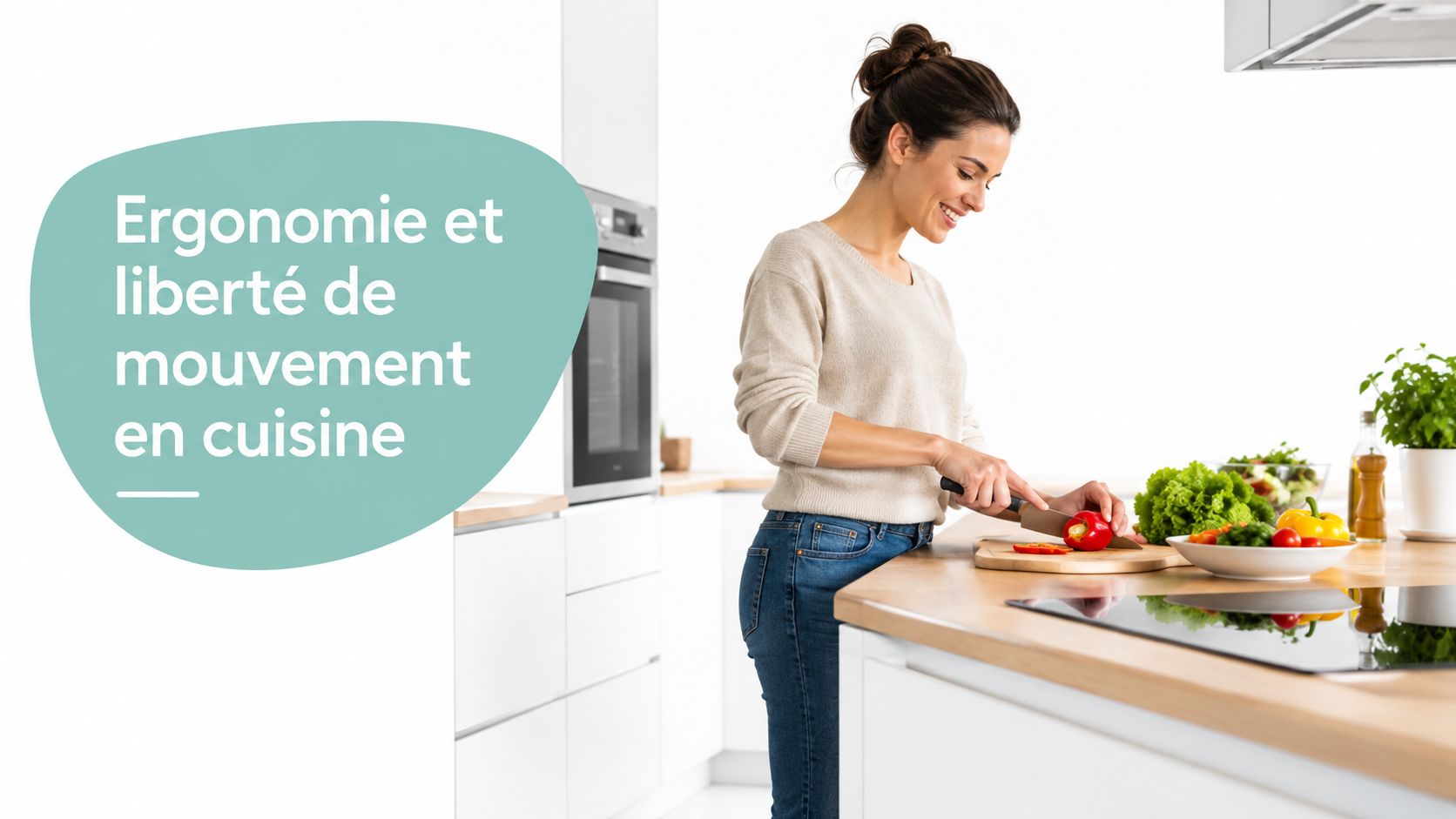 Cuisine ergonomique et liberté de mouvement