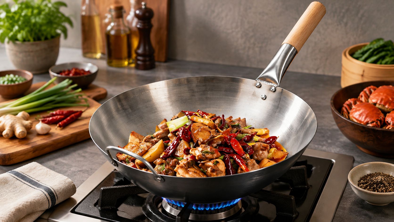 Wok Traditionnel Fait À La Main  |  TAKUMI™