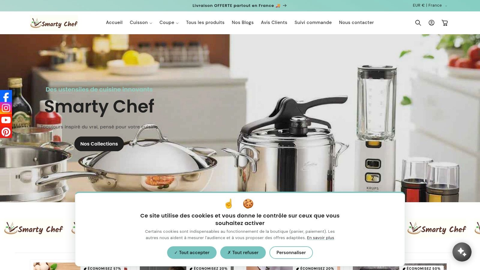 Screenshot from https://smarty-chef.com