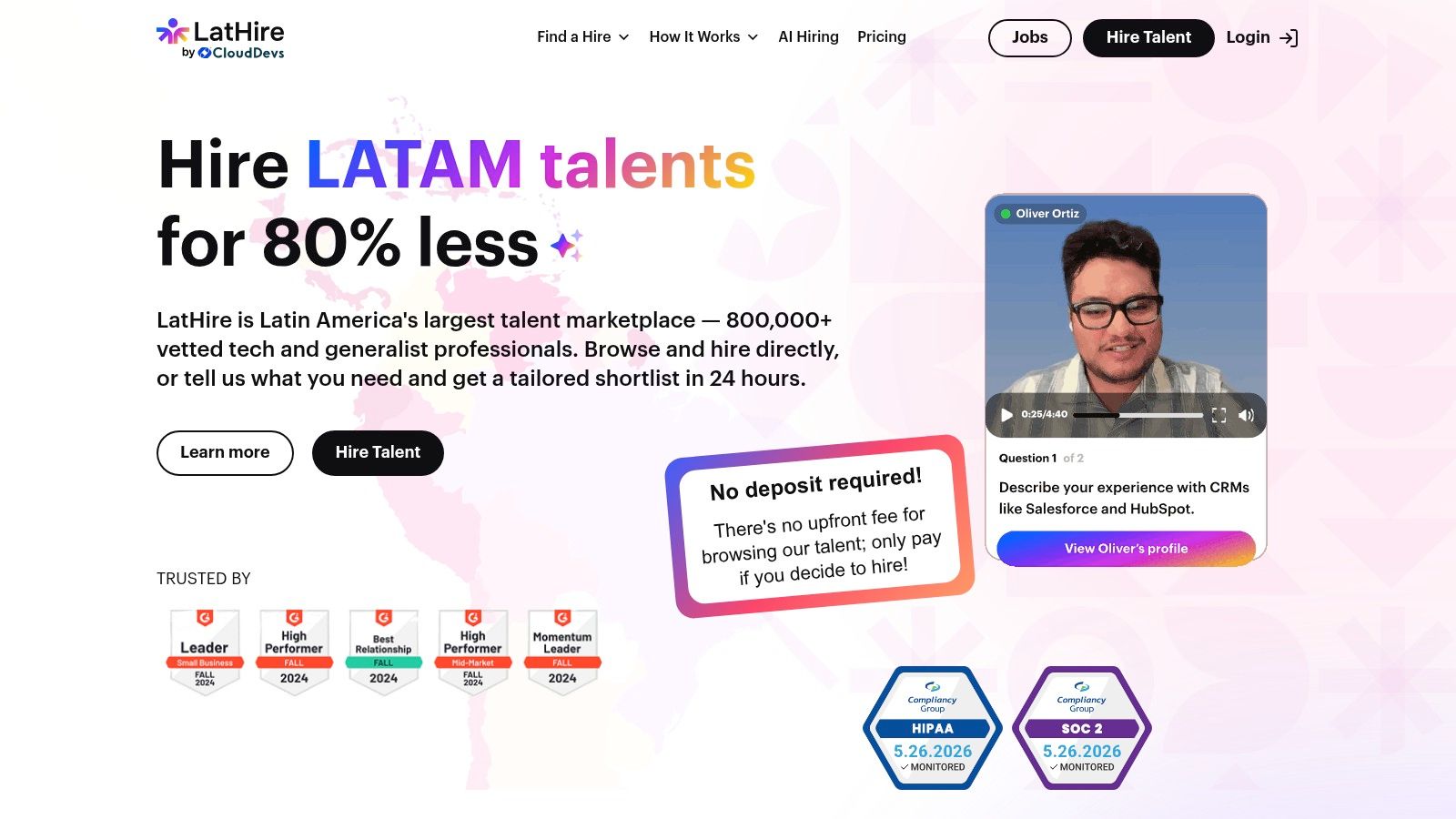 Screenshot from https://lathire.com