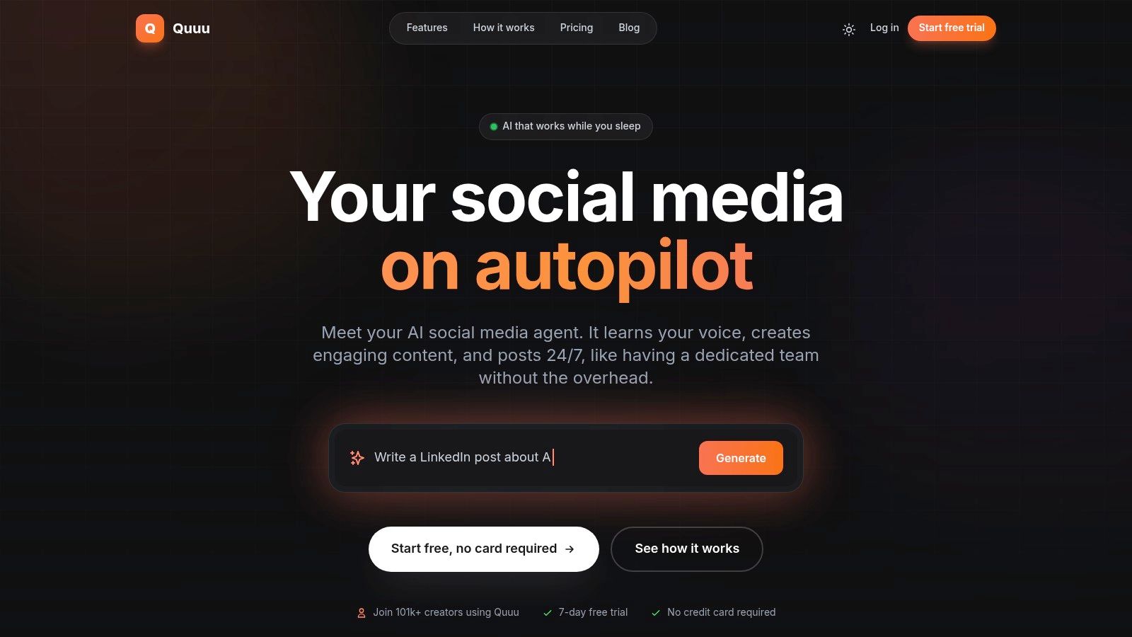 Screenshot from https://quuu.co