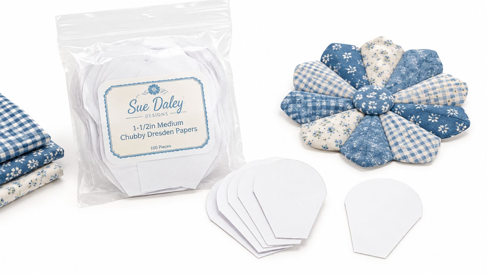 1-1/2in Medium Chubby Dresden Papers
