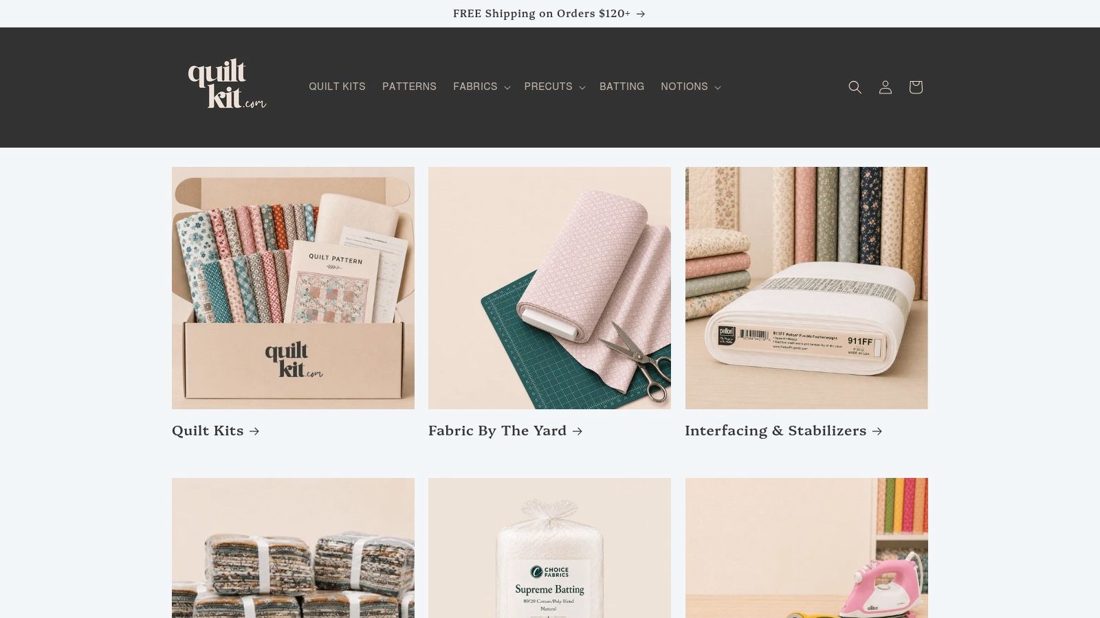 Screenshot from https://quiltkit.com