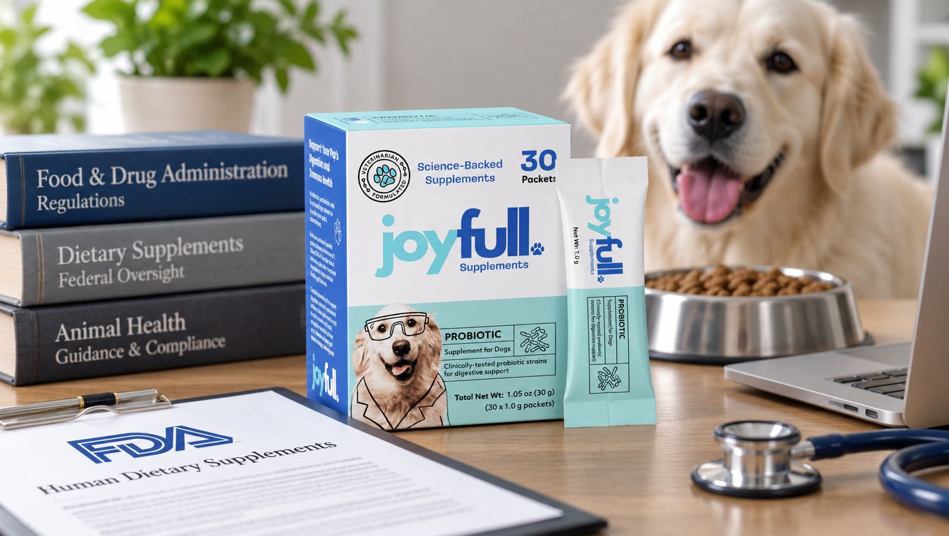 Joyfull Probiotic Supplement for Dogs - 30 Single-Serving Packets