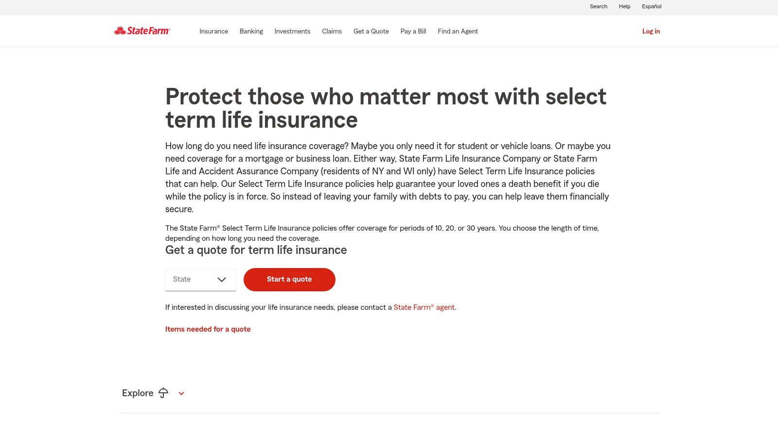 State Farm Select Term