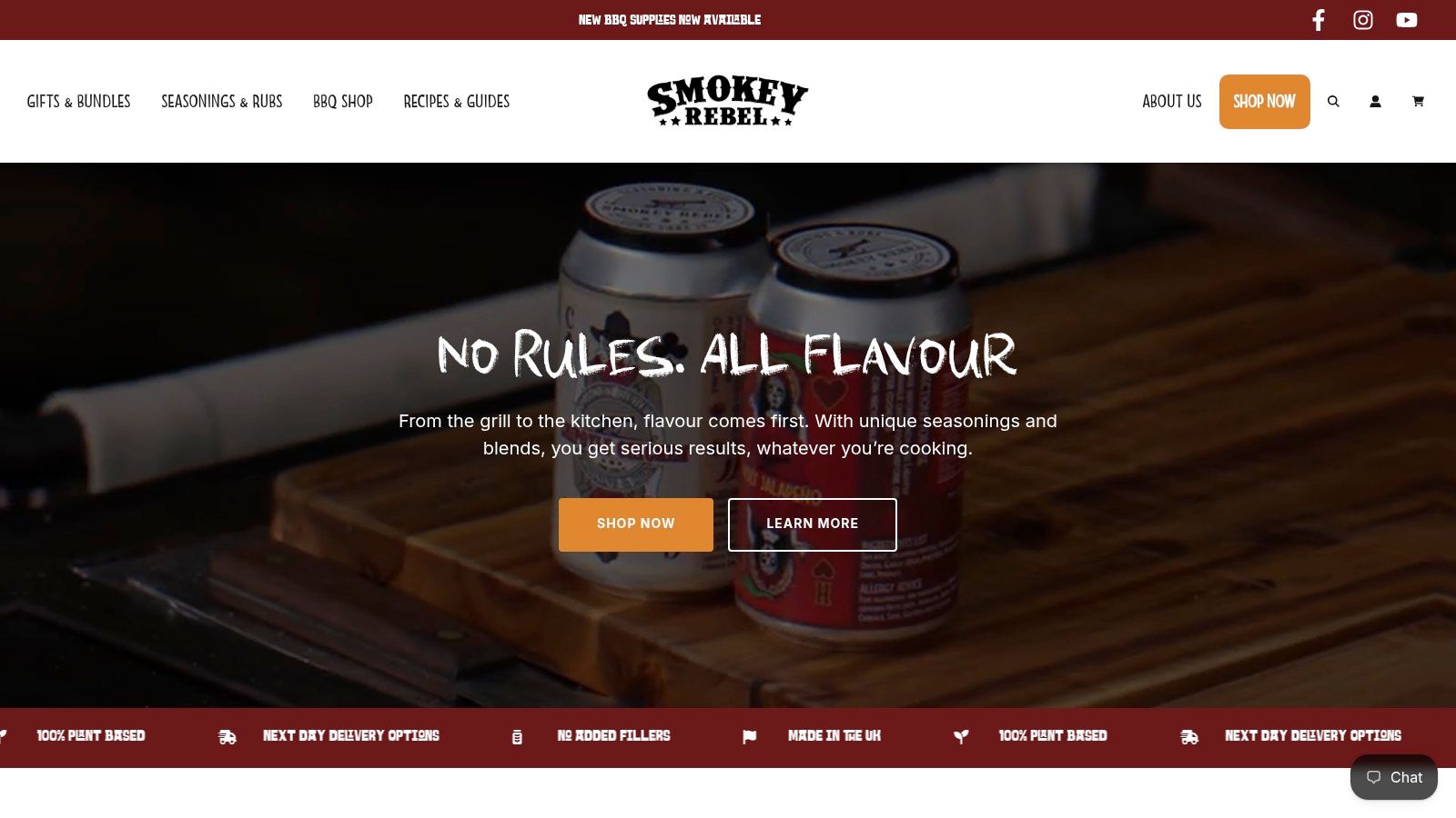 Screenshot from https://smokeyrebel.com