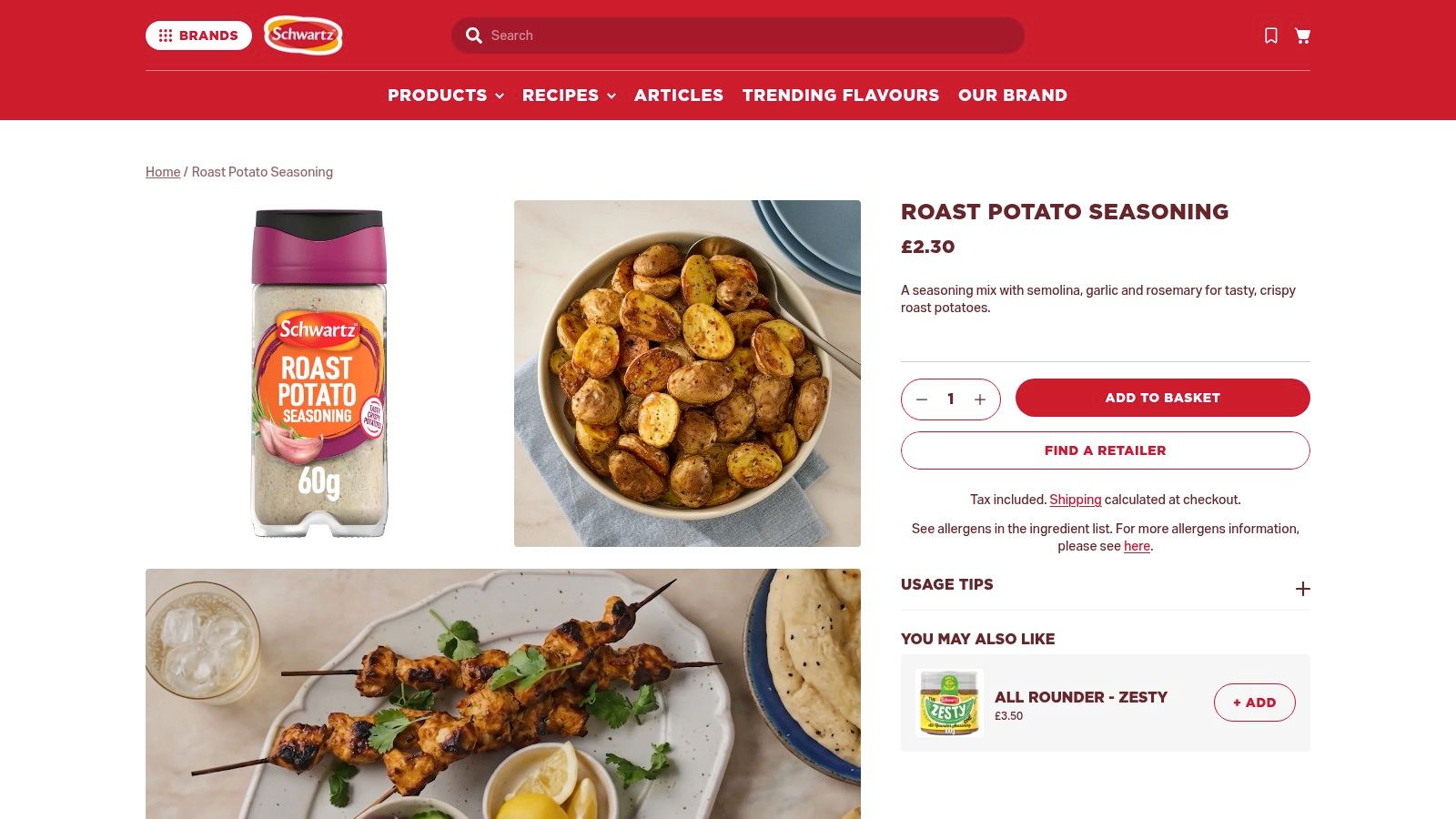 Schwartz Roast Potato Seasoning