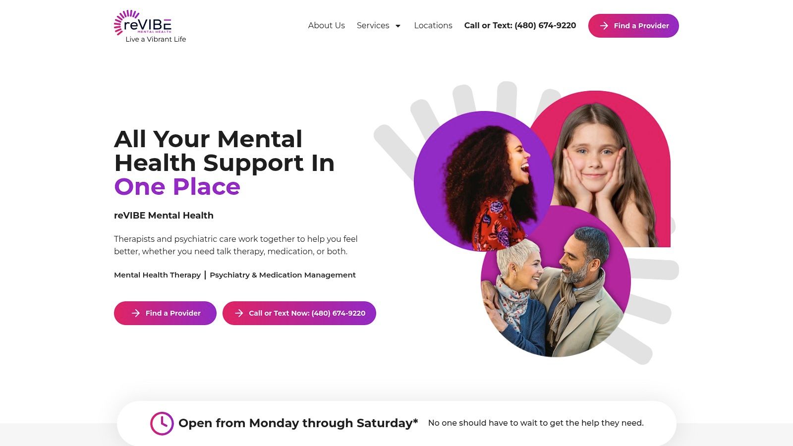 Screenshot from https://revibementalhealth.com