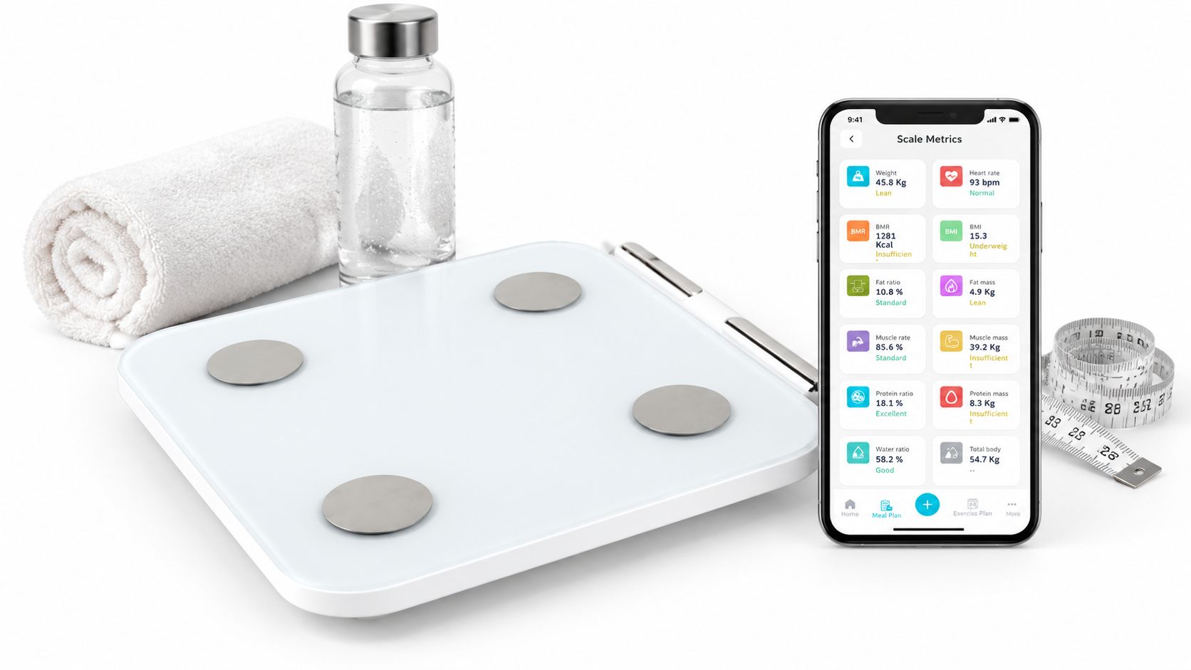 Venus AI Smart Scale: Body Composition & Body Fat Scale