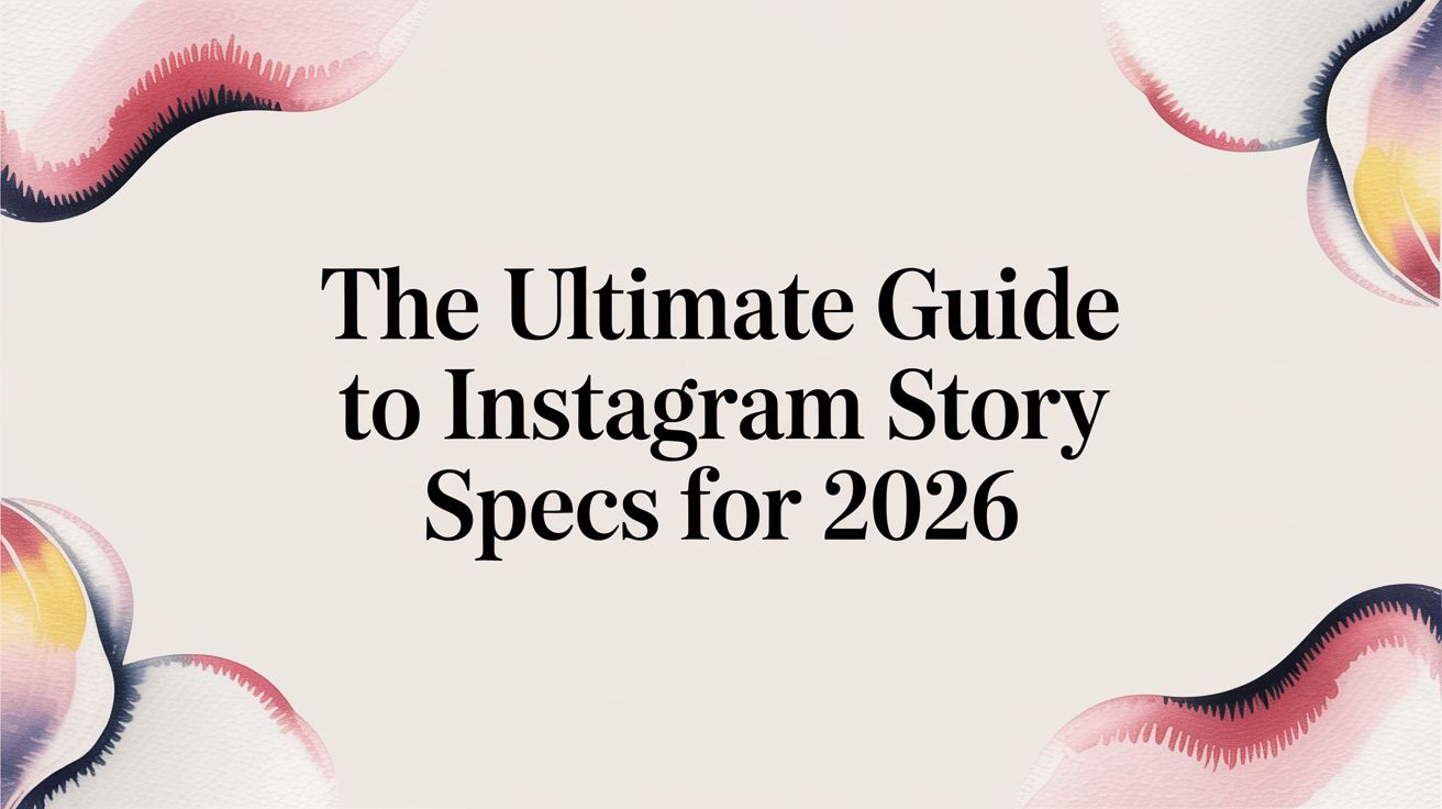 The Ultimate Guide to Instagram Story Specs for 2026 | AdStellar
