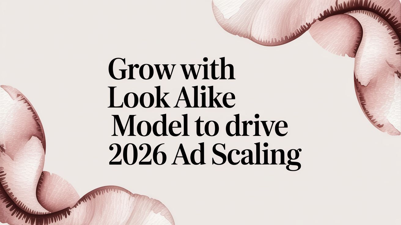 Grow with look alike model to drive 2026 Ad Scaling | AdStellar