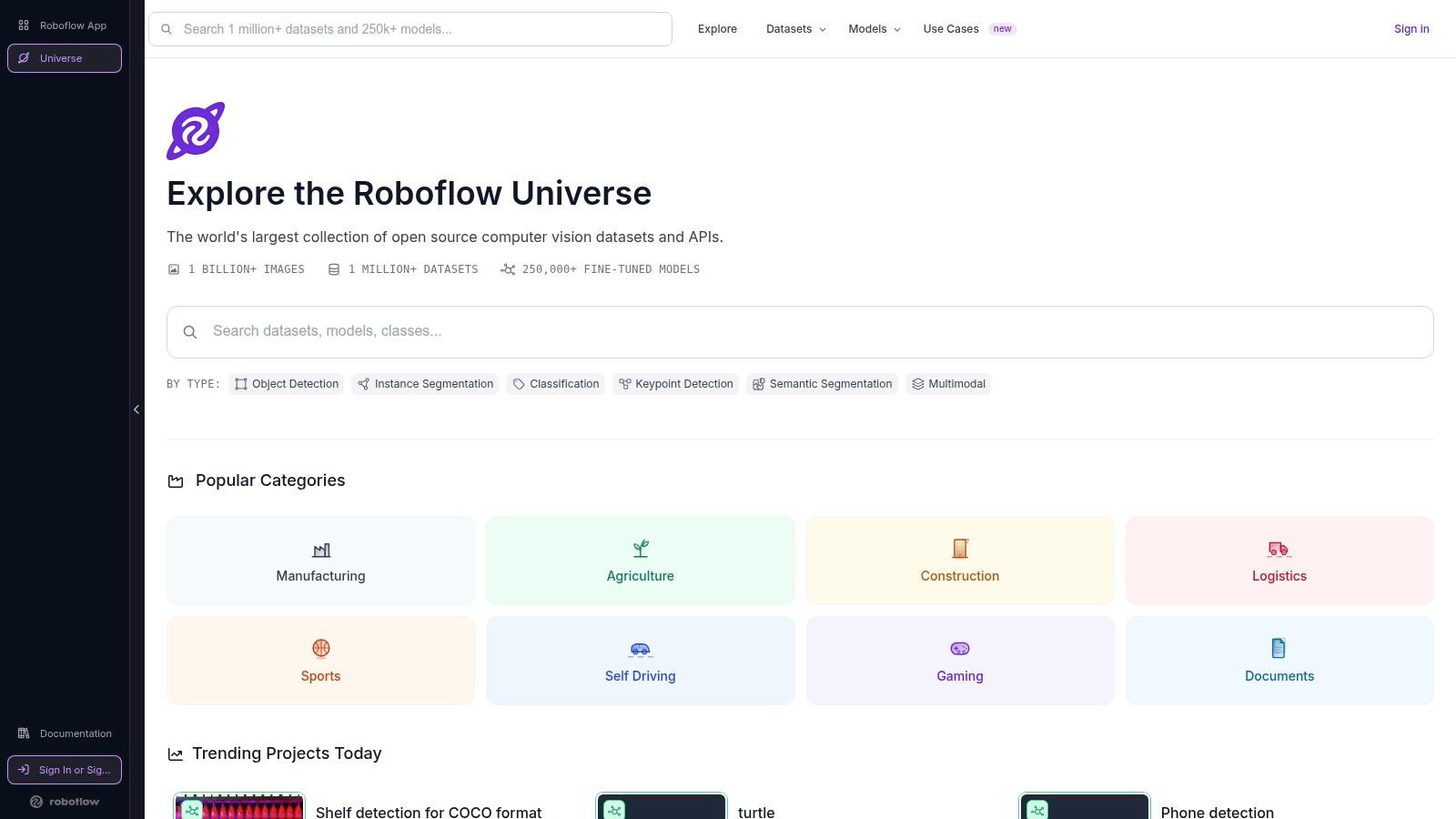 Roboflow Universe