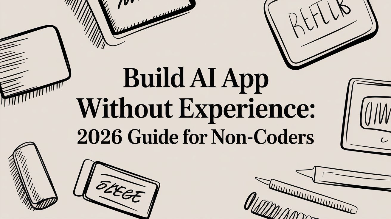 Build AI App Without Experience: 2026 Guide for Non-Coders | Jean ...