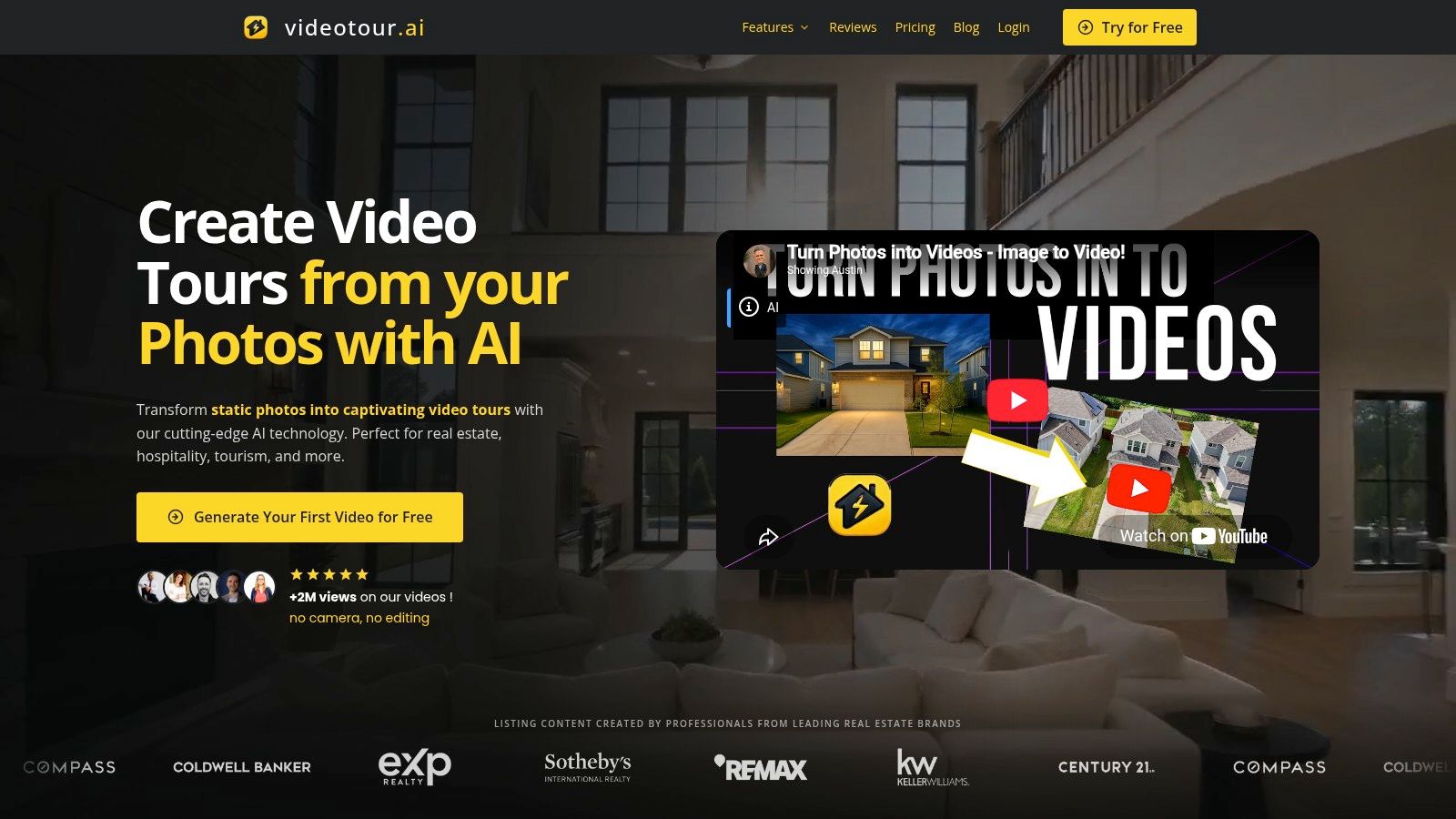 Screenshot from https://videotour.ai