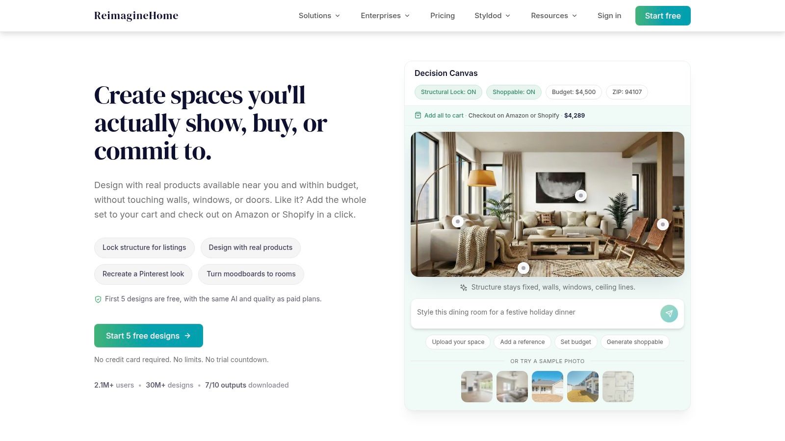 REimagineHome property visualization tool