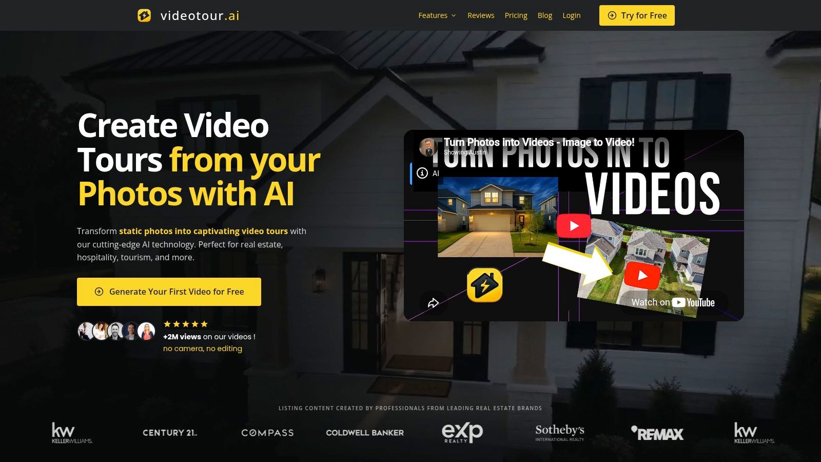 Screenshot from https://videotour.ai