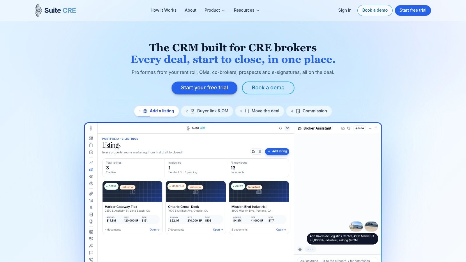 SuiteCRE commercial real estate CRM