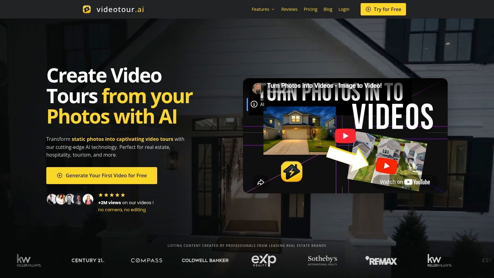VideoTour.ai photo-to-video real estate tool