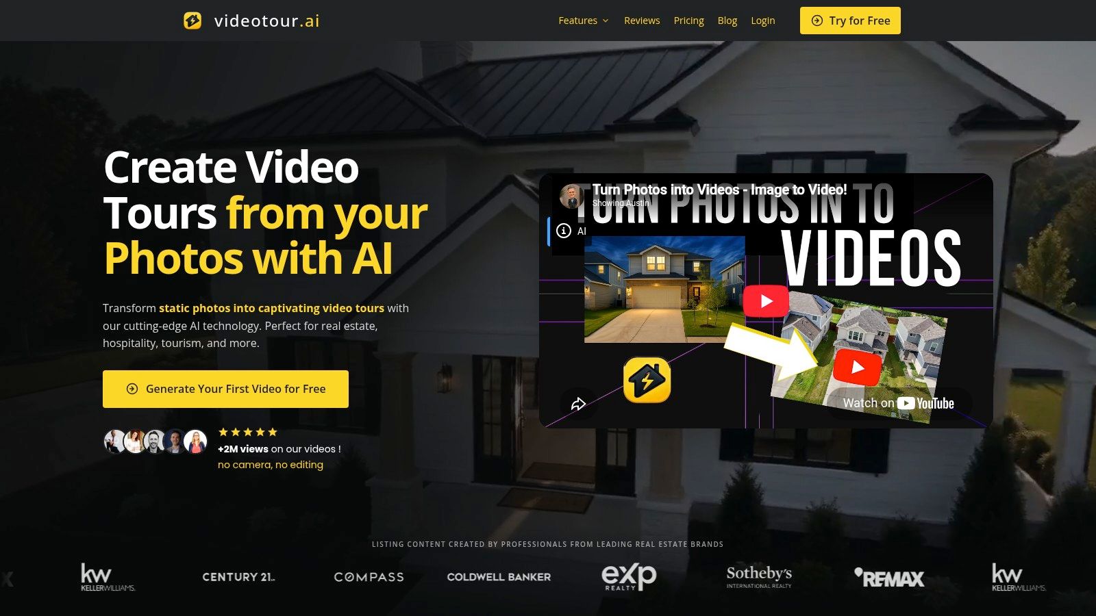 Screenshot from https://videotour.ai