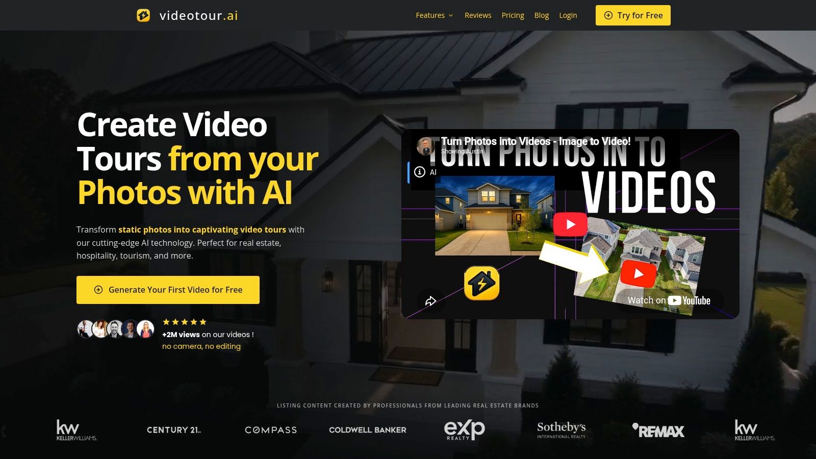 VideoTour.ai, AI Video Tour Generator From Photos