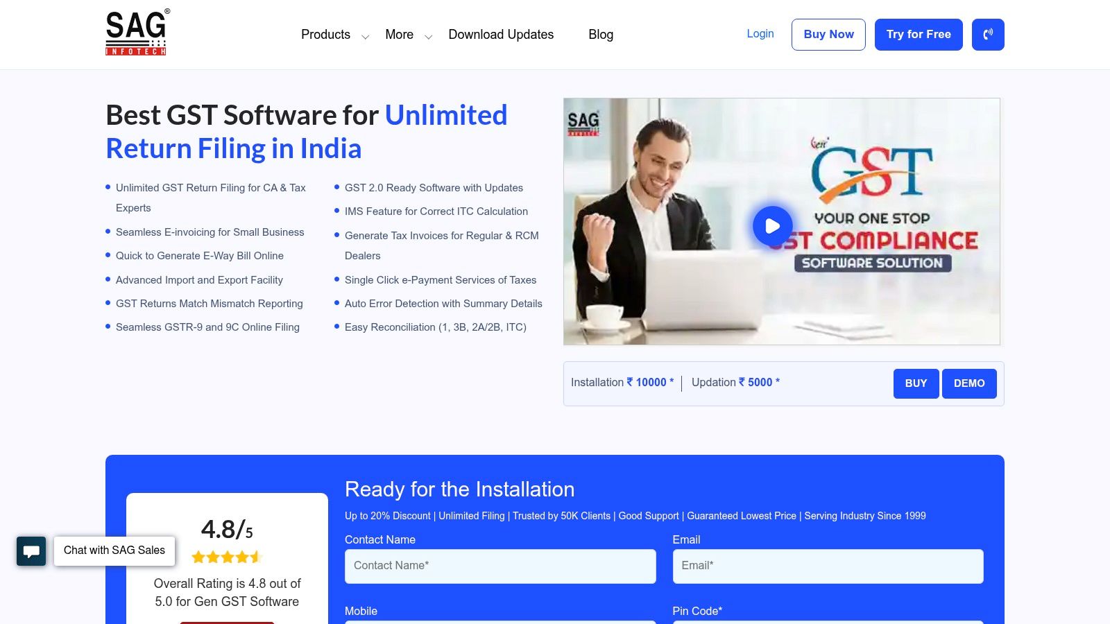 Gen GST by SAG Infotech