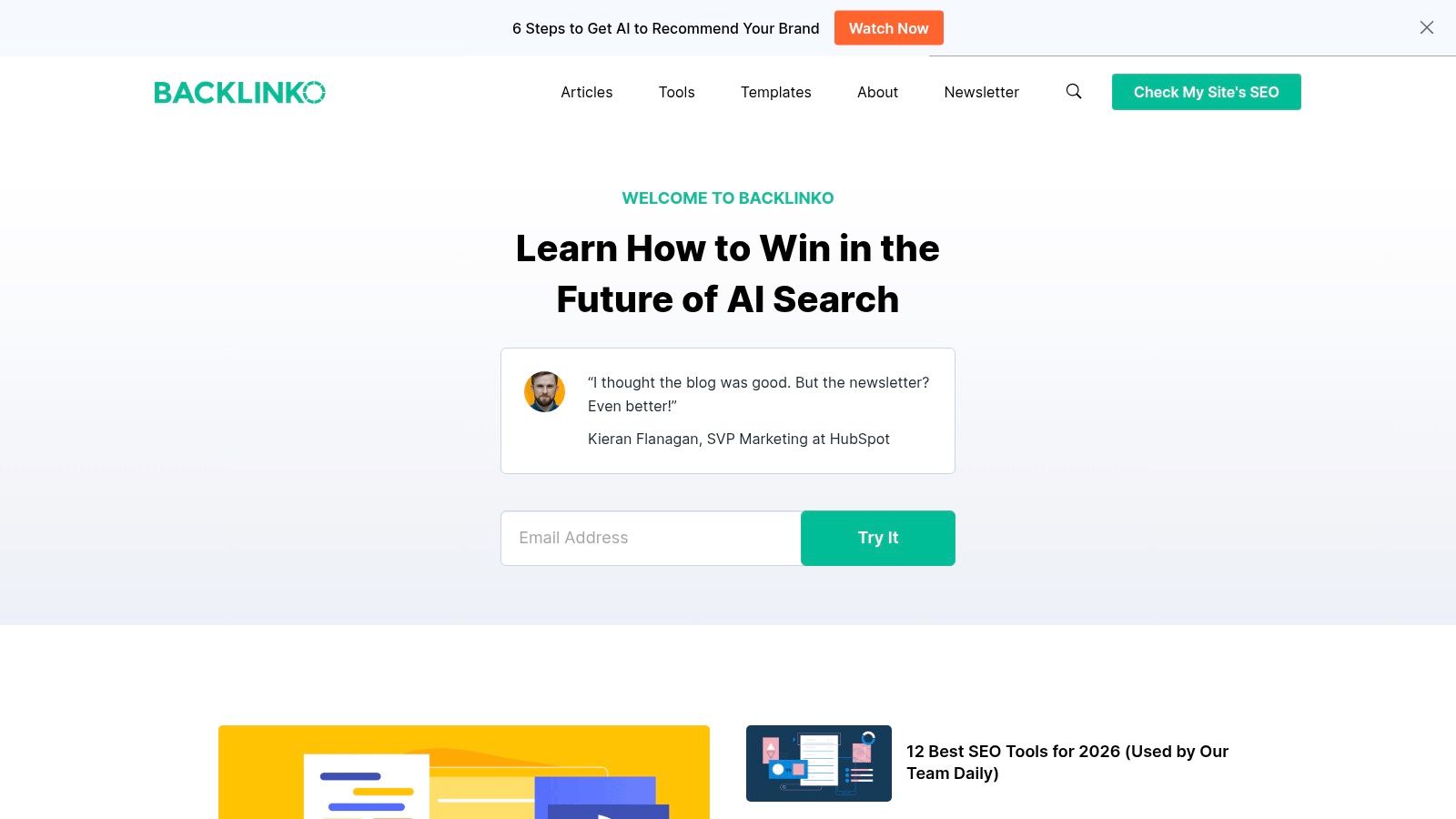 Backlinko by Brian Dean, now part of Semrush