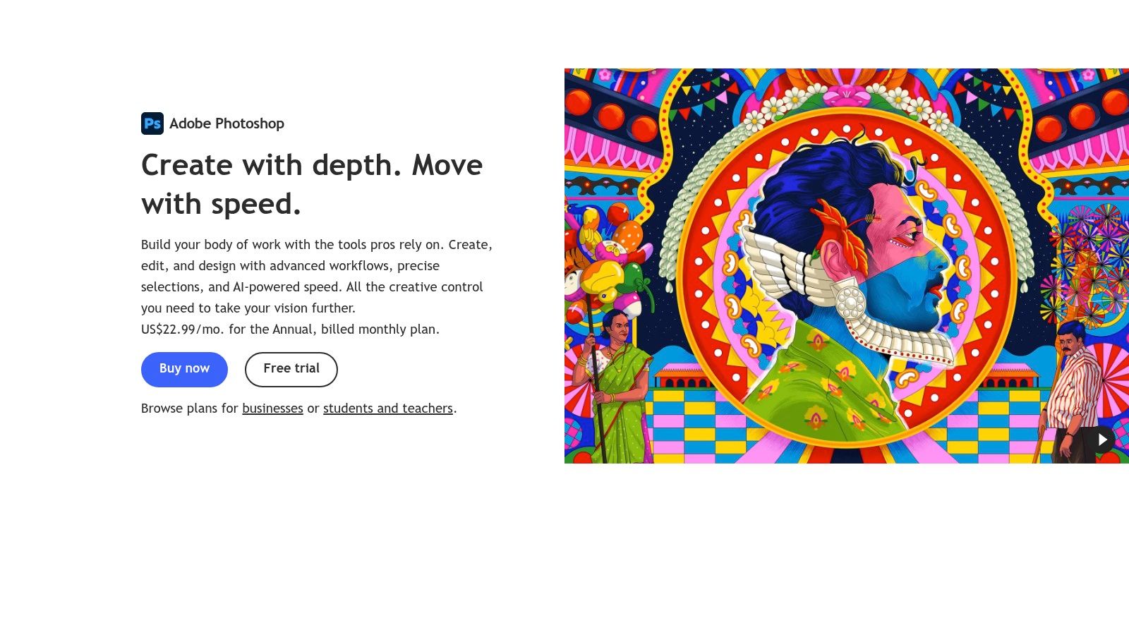 Adobe Photoshop on the web