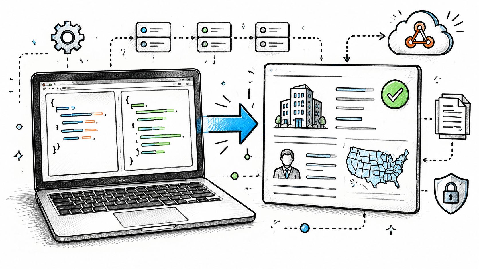 API Integration Example for Business Entity Search
