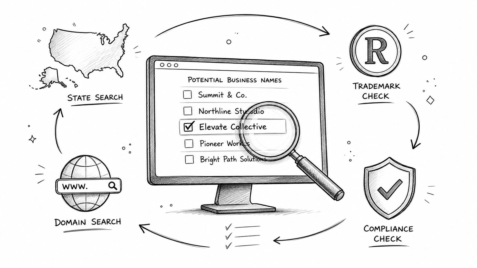 Business Name Availability Lookup Workflow