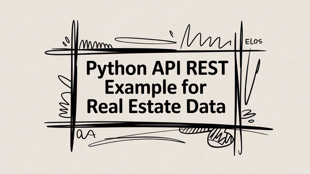 Python API REST Example for Real Estate Data