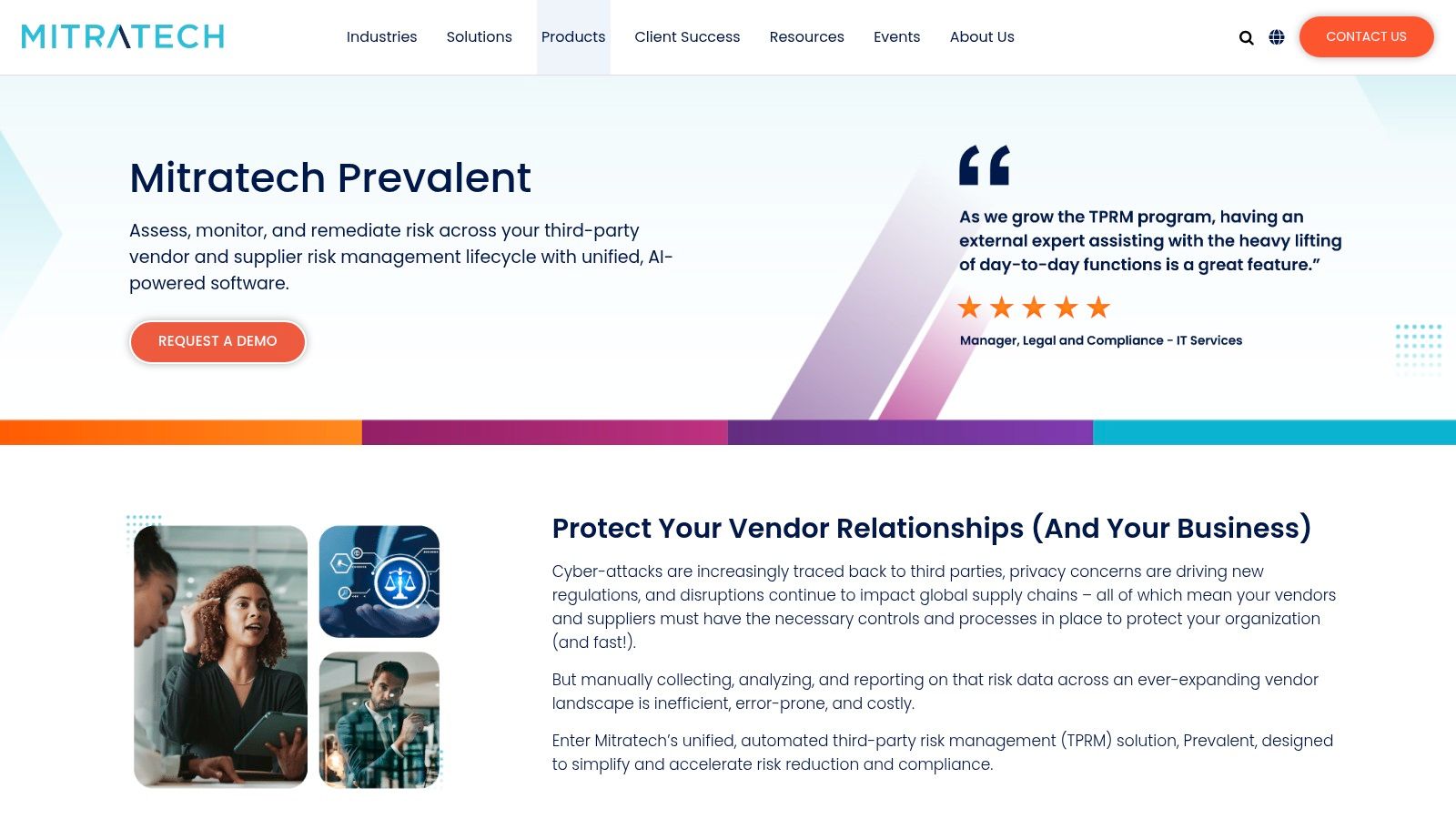 Prevalent third-party risk management