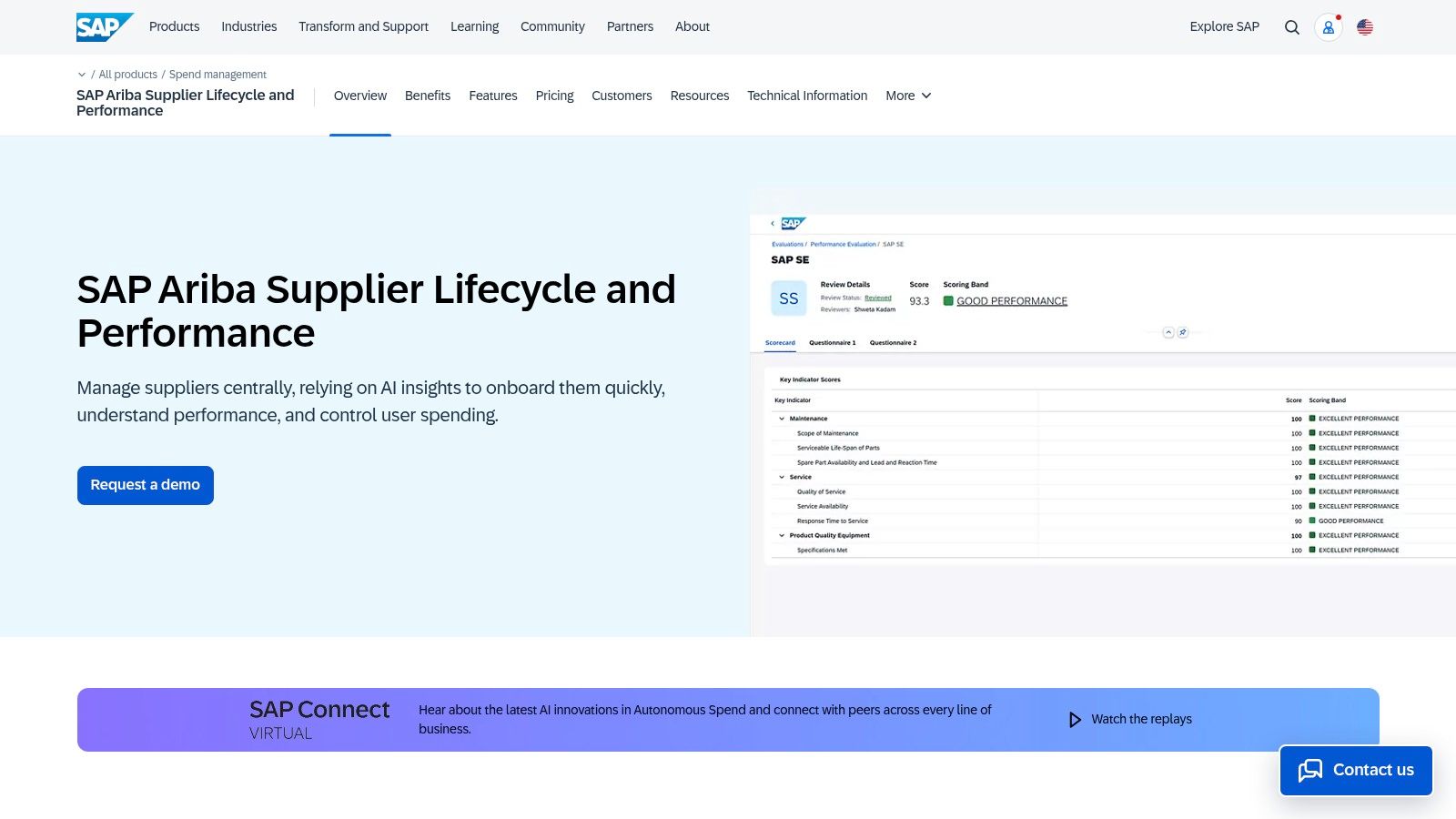 SAP Ariba Supplier Lifecycle and Performance (SLP)