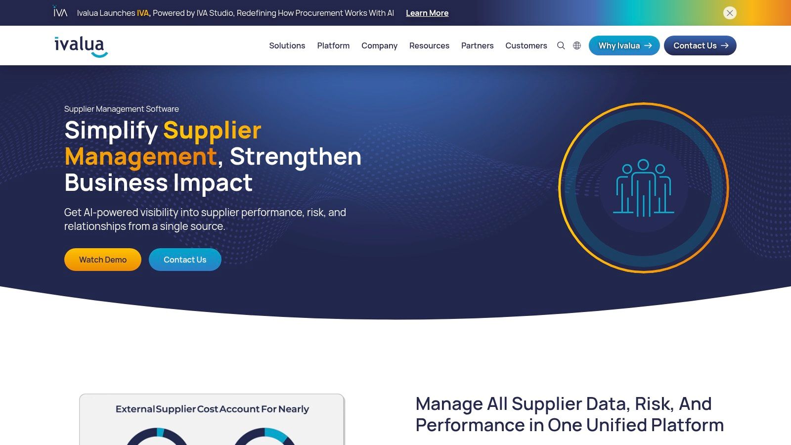Ivalua Supplier Management