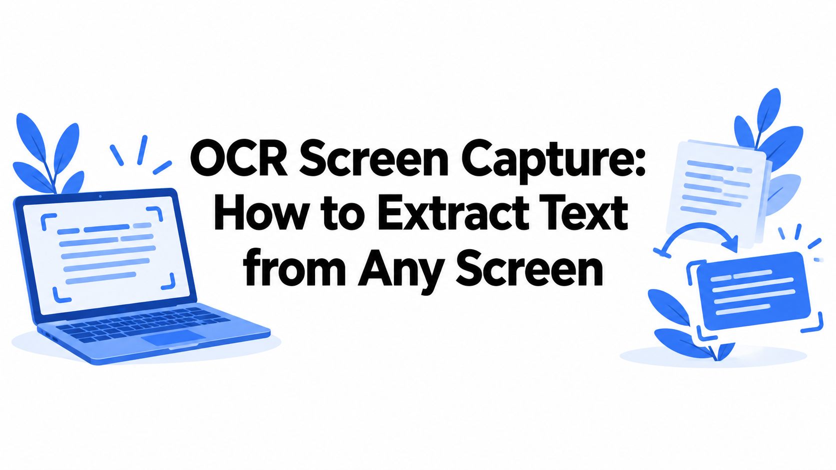 OCR Screen Capture: How to Extract Text from Any Screen