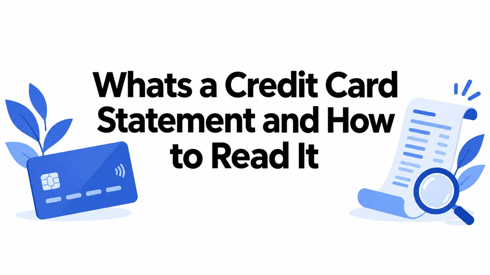 Whats a Credit Card Statement and How to Read It